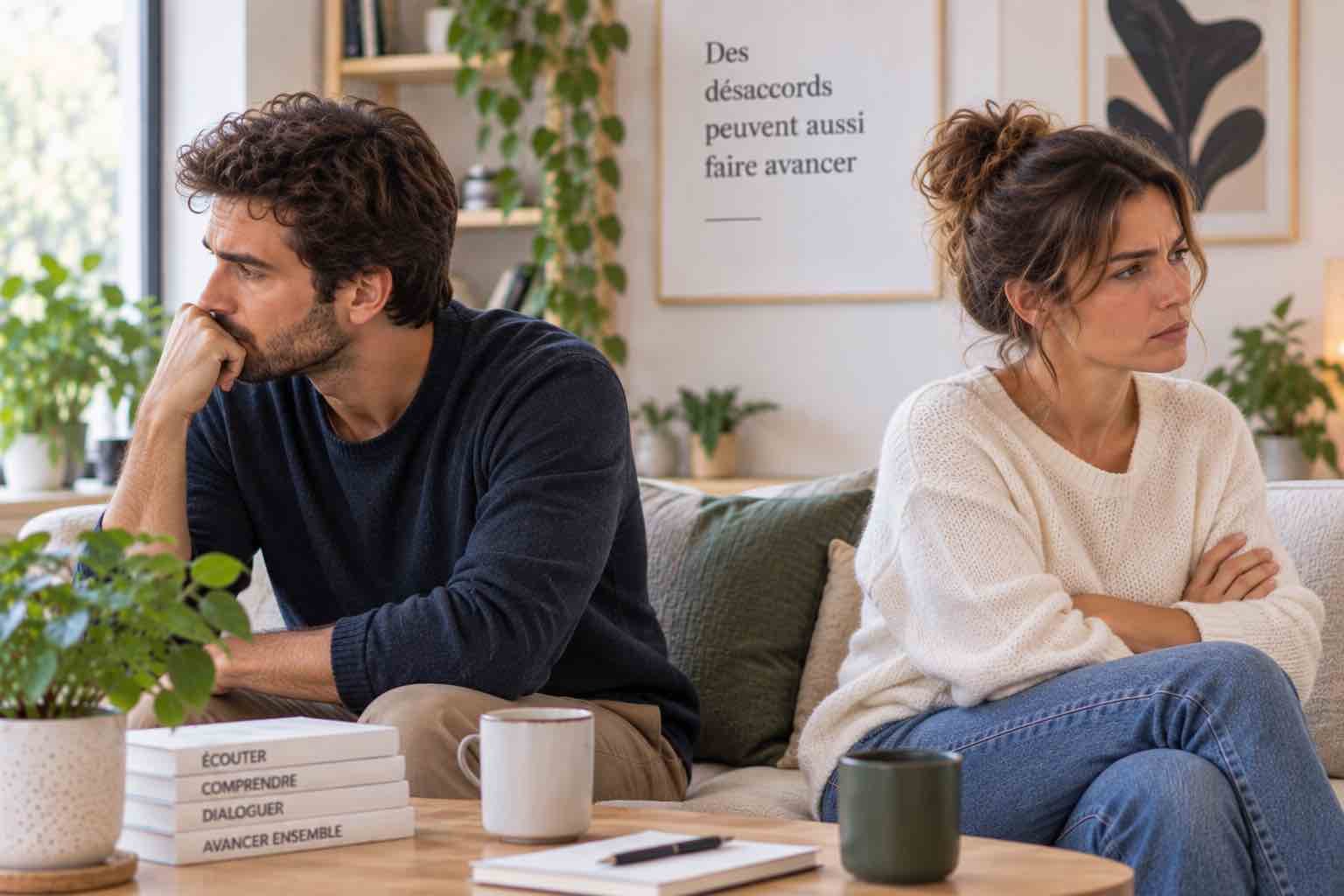 Discussion tendue illustrant les mécanismes d’escalade d’un conflit